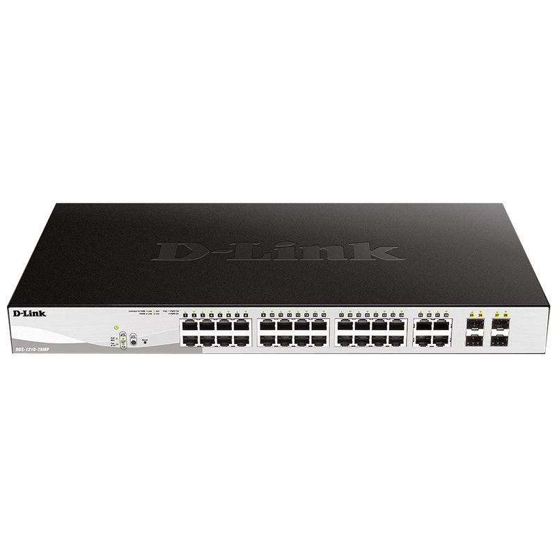 D-Link 28-Port Layer 2 Smart Managed Gigabit Poe Switch