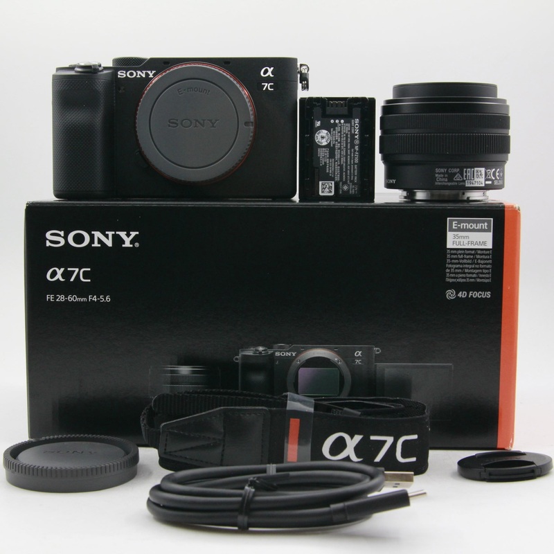 * OPEN BOX GOOD * Sony Alpha a7C Mirrorless Digital Camera with FE 28-60mm f/4-5.6 Lens (Black)