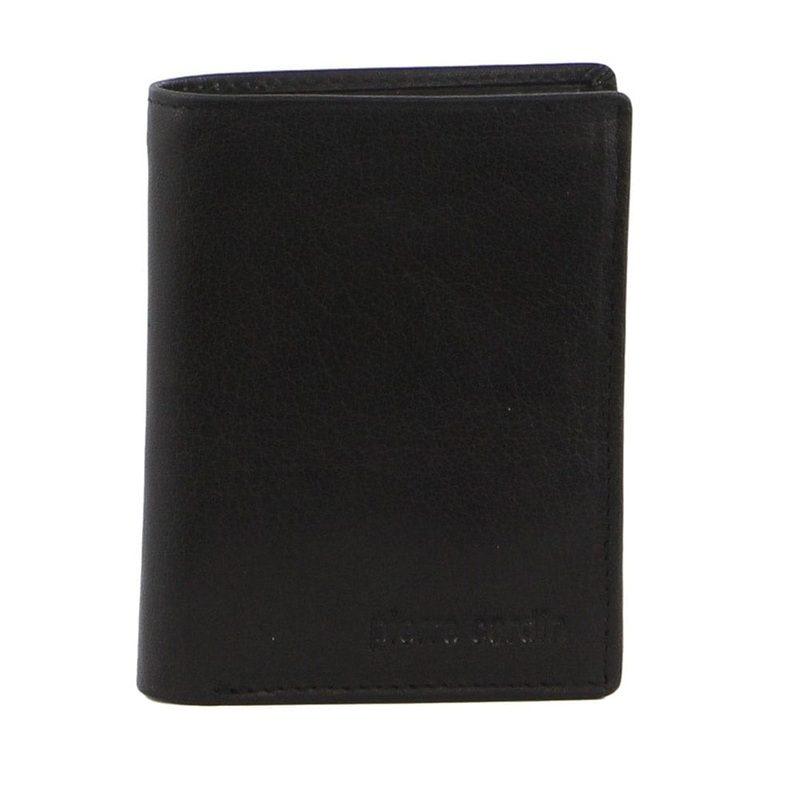 Pierre Cardin Men’s Leather Tri-Fold RFID Protected Wallet 9cm Black Orquestra