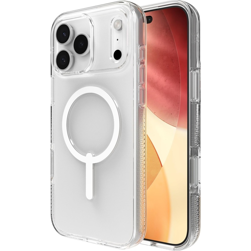 ZAGG Crystal Palace Snap Case with Camera Control Button for iPhone 17 Pro Max (Clear)