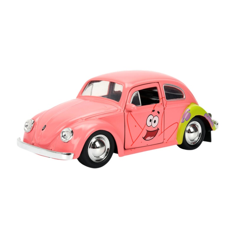 Jada 1:32 Scale Spongebob Squarepants 1959 Volkswagen Beetle Diecast Model Above Toys