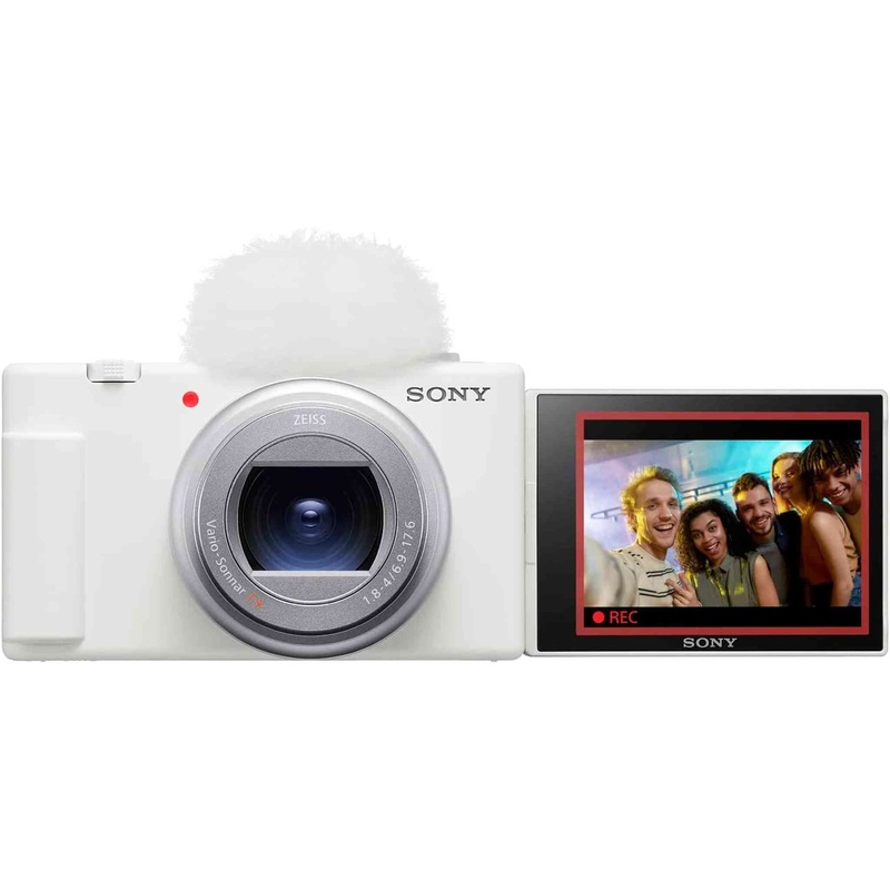 Sony ZV-1 II Vlog Camera for Content Creators and Vloggers (White)