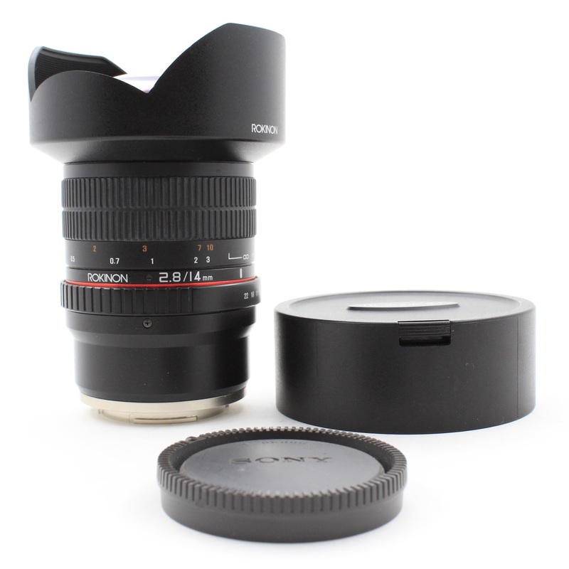 * USED * Rokinon 14mm f/2.8 ED AS IF UMC Lens Sony E/FE-Mount