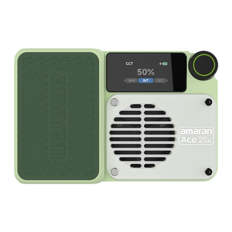 amaran Ace 25x Bi-Color LED Light with Ace Lock Quick-Release Mount and Optical Design (Green)