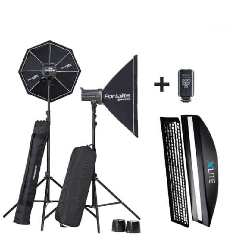 Elinchrom D-Lite RX4 Set with Xlite 30x140cm Strip