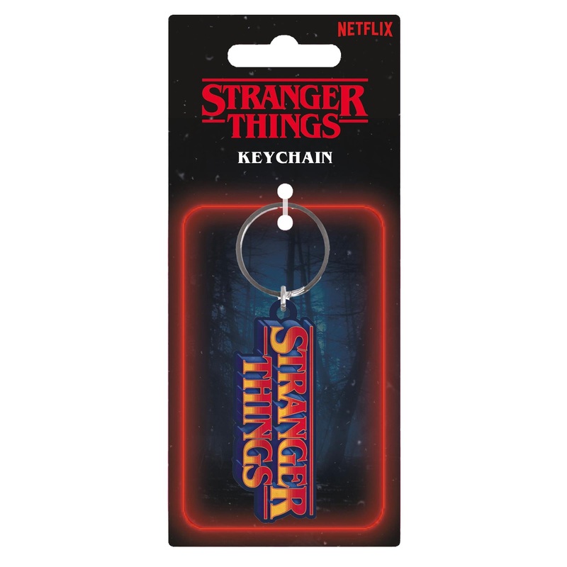 Stranger Things – Logo Metal Keyring