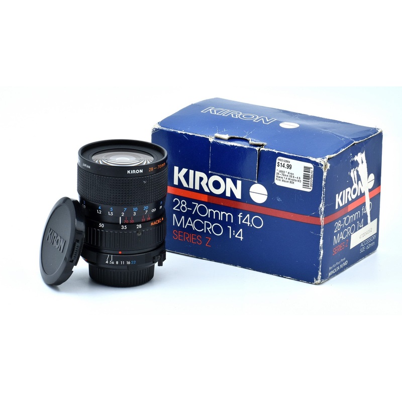 * USED * Kiron 28-70mm f/3.5-4.5 Macro 1:4 Minolta MD Film Mount BOX