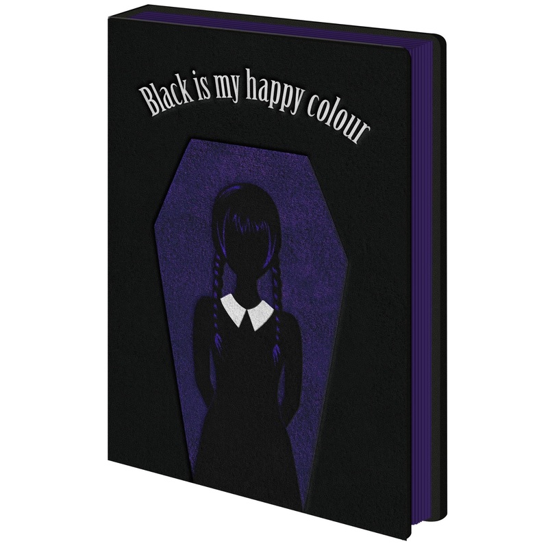 Wednesday – Happy Colour Plush Notebook