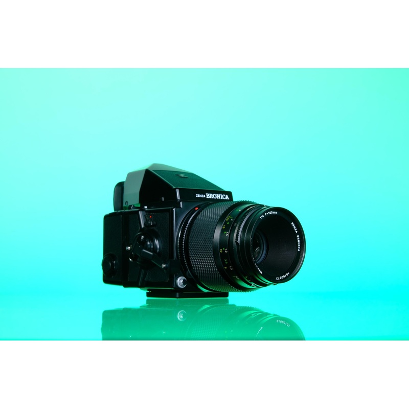 Bronica ETRs 645 Medium Format Film Camera + 100mm Macro F/4