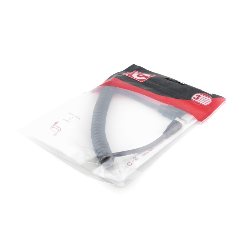 Caruba CHC-2 Coiled Straight Mini HDMI – HDMI Cable