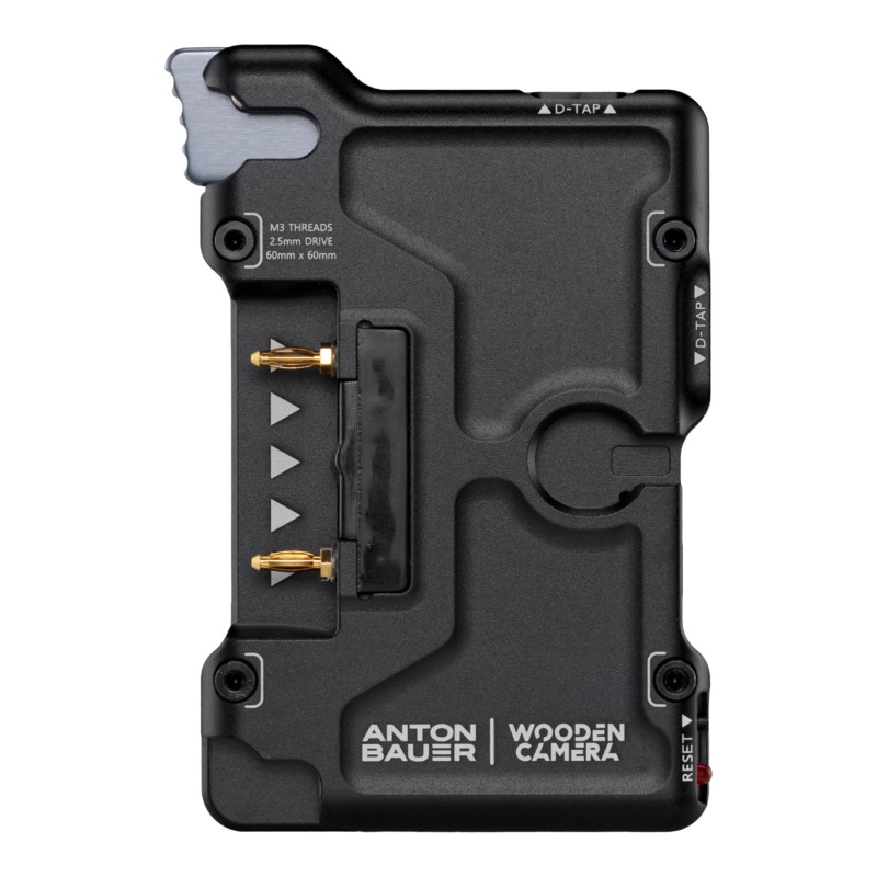 Universal Micro Battery Plate Gold Mount