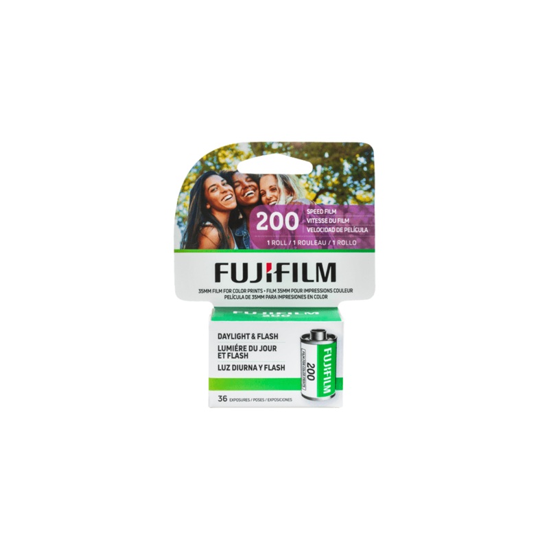 Fujifilm 200, 35mm, 36 exp, Color Film (Single Roll Purchase)