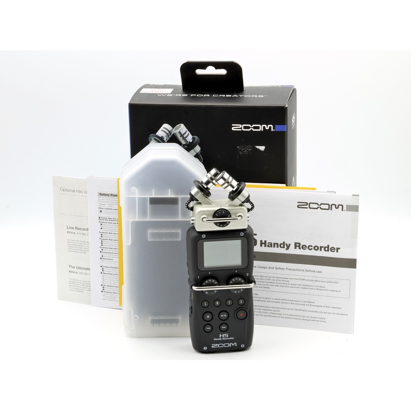 * OPEN BOX EXCELLENT * Zoom H5 4-Input / 4-Track Portable Handy Recorder with Interchangeable X/Y Mic Capsule