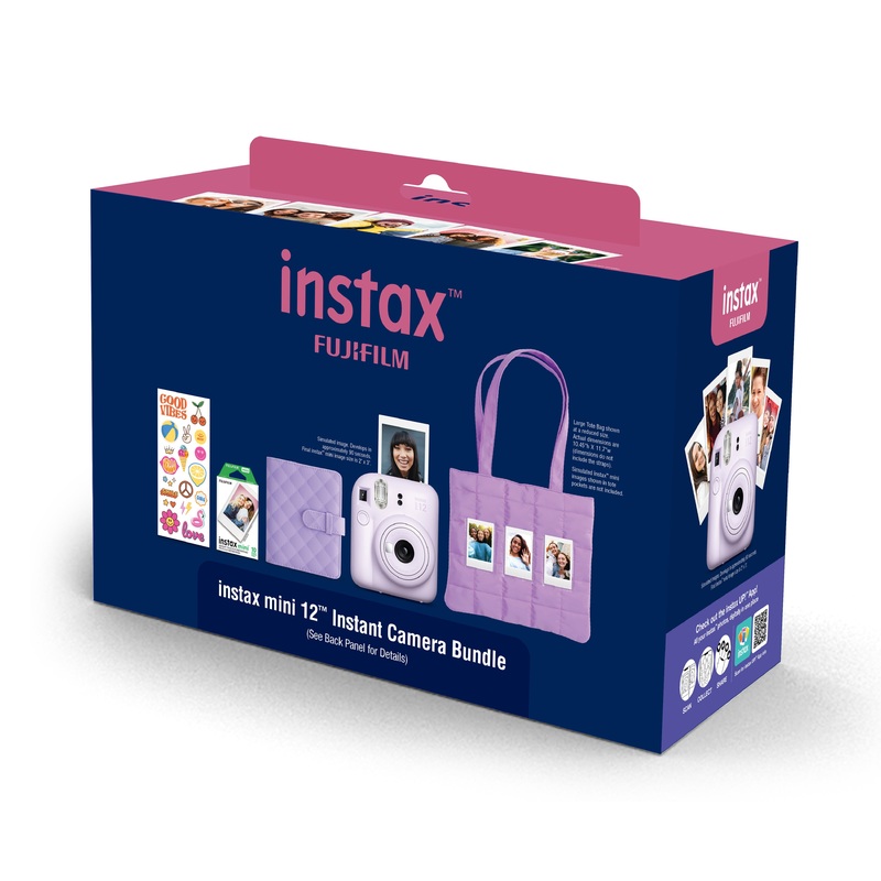 FUJIFILM INSTAX MINI 12 HOLIDAY BUNDLE – PURPLE