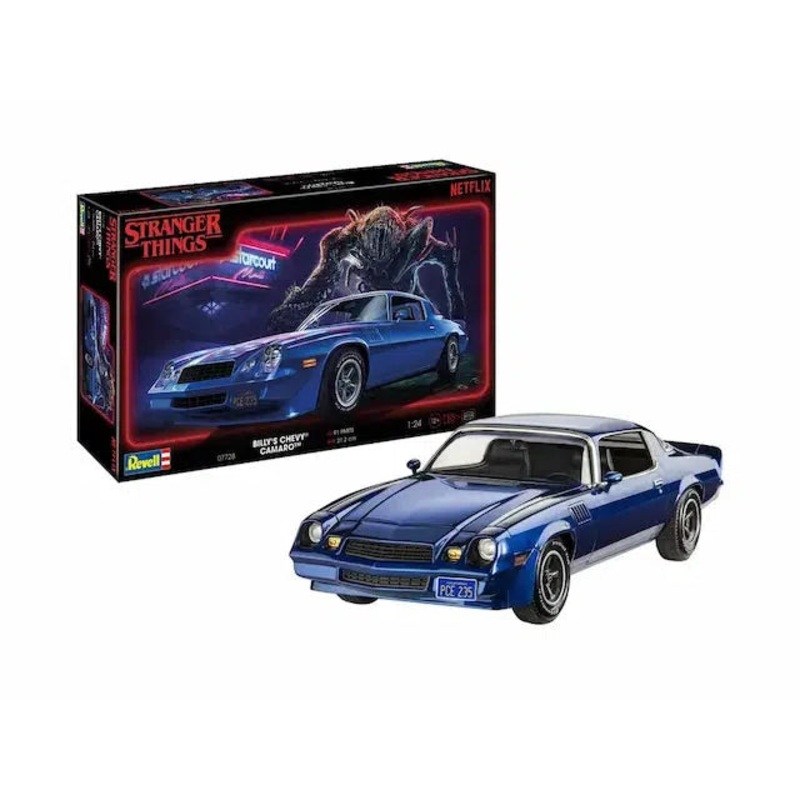 Revell  1/24 Model Set Billy’s Chevy Camaro Z/28: Stranger Things Hobbyco