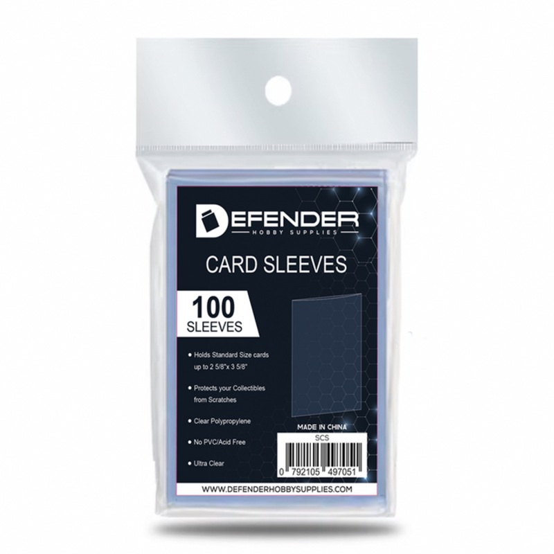 Defender Card Sleeves  2 5/8″  3 5/8″ Hobby Accessories