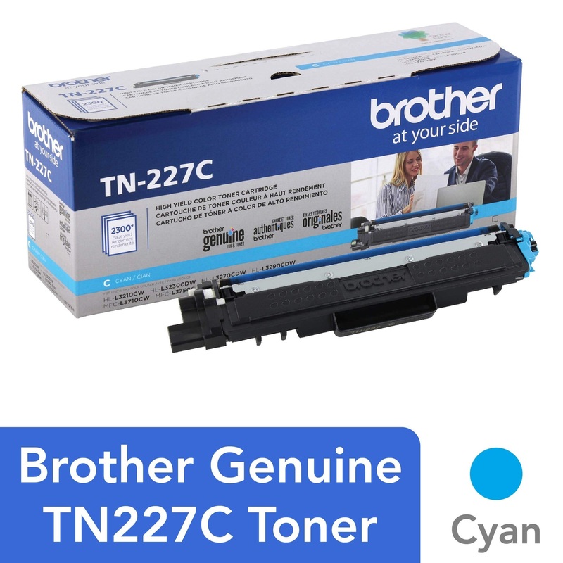 Brother TN227C High-Yield Toner Cartridge – Cyan
