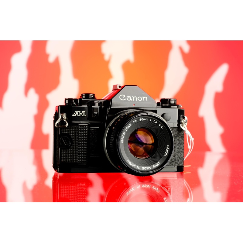 Canon A-1 35mm SLR + 50mm f/1.8 Lens