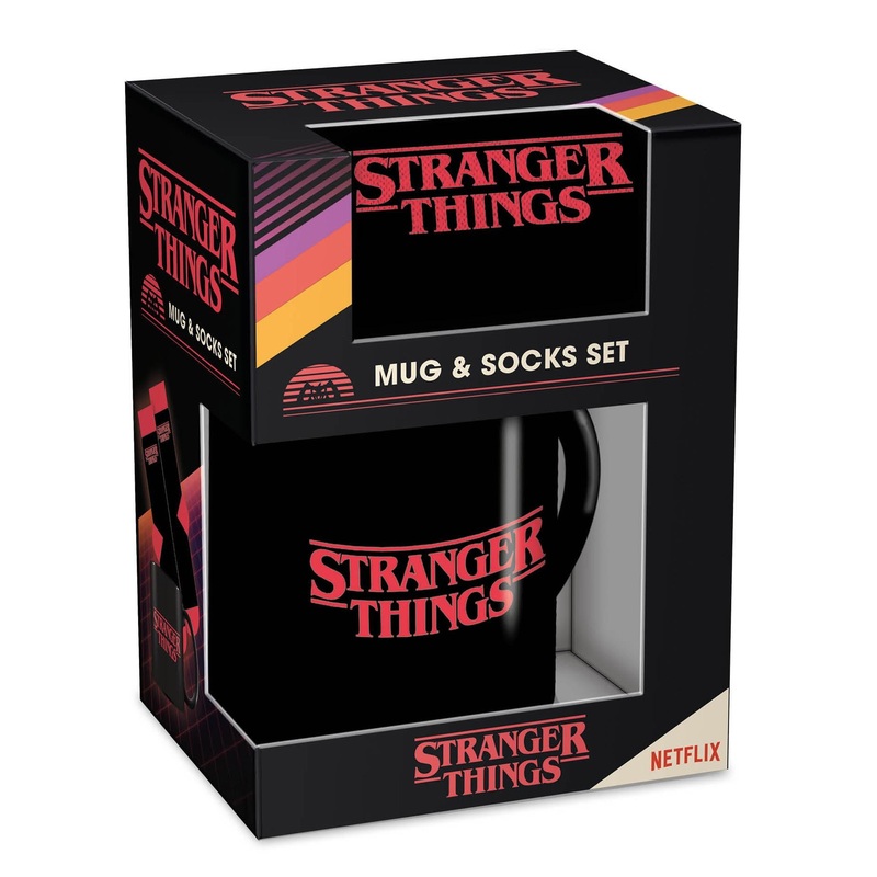 Stranger Things – Logo Mug & Sock Set