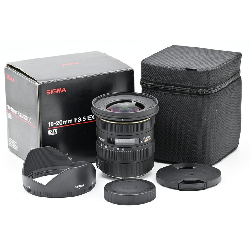 * OPEN BOX EXCELLENT * Sigma 10-20mm f/3.5 EX DC HSM Lens (Canon EF)