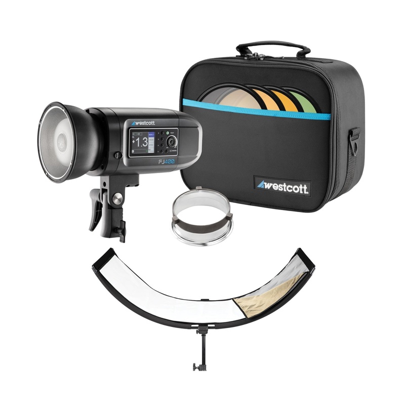 Westcott FJ400 400Ws Strobe with AC/DC Lithium Polymer Battery Bundle