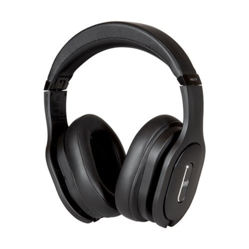 PSB M4U 9 Premium Wireless ANC Headphones – Black Amber Technology