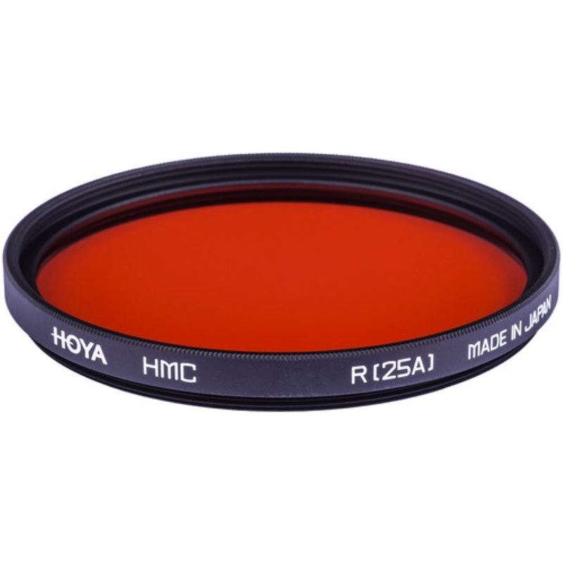 Hoya 72mm Red #25A (HMC) Multi-Coated Glass Filter for Black & White Film