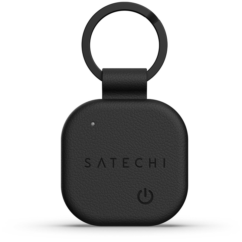SATECHI Vegan-Leather FindAll Keychain (Black)