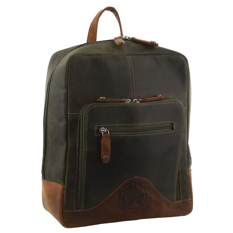 Billy The Kid Leather Western Backpack (Olive) Boutique Retailer