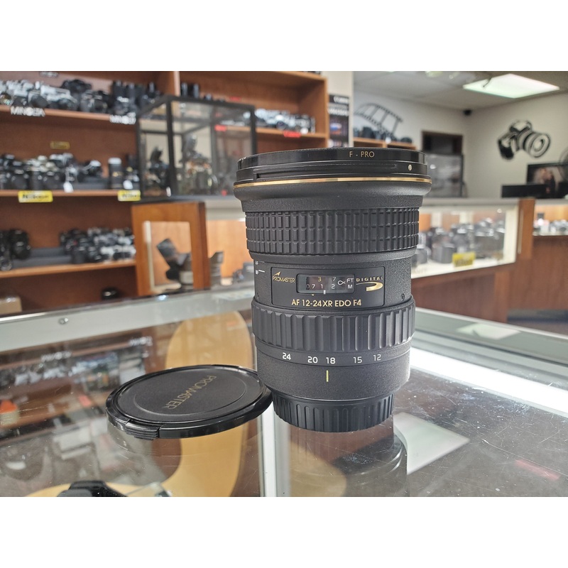 Tokina Promaster 12-24mm f/4 AT-X 124 AF Pro DX Wide Angle Lens – for Canon – Used Condition 9/10