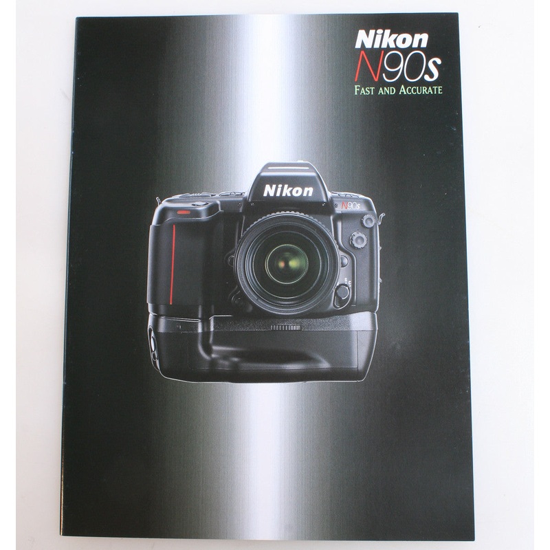 1996-1998 NIKON N90S 35MM SLR CAMERA BROCHURE, 31 PAGES