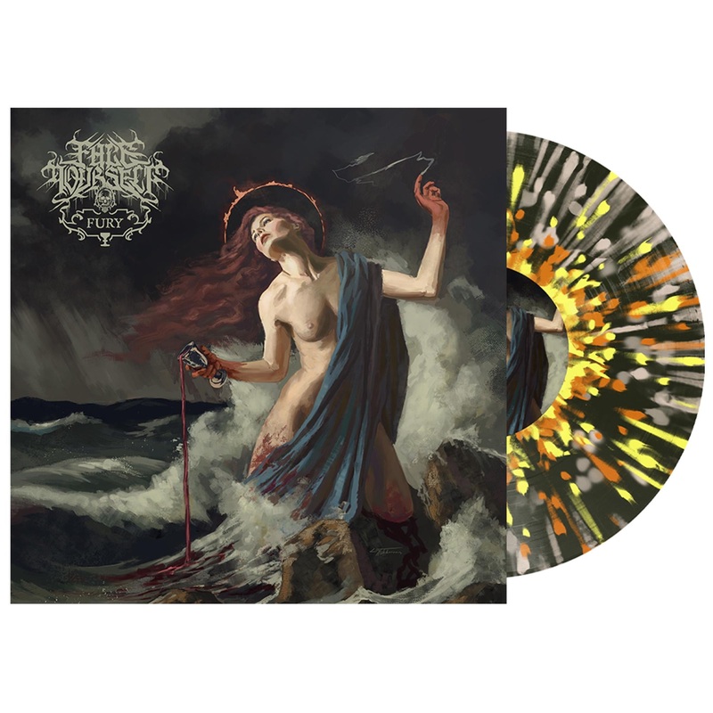 Fury (Black Ice With Orange/Yellow/Bone Splatter Vinyl With Green Screen Printed B-Side)