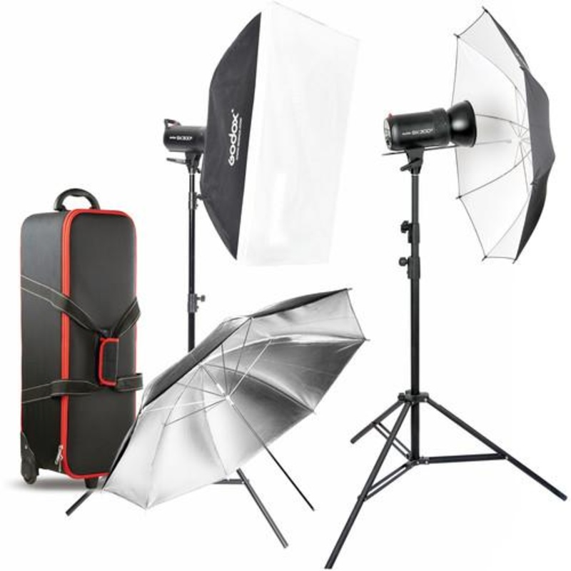 Godox SK300 II 2-Light Studio Flash Kit