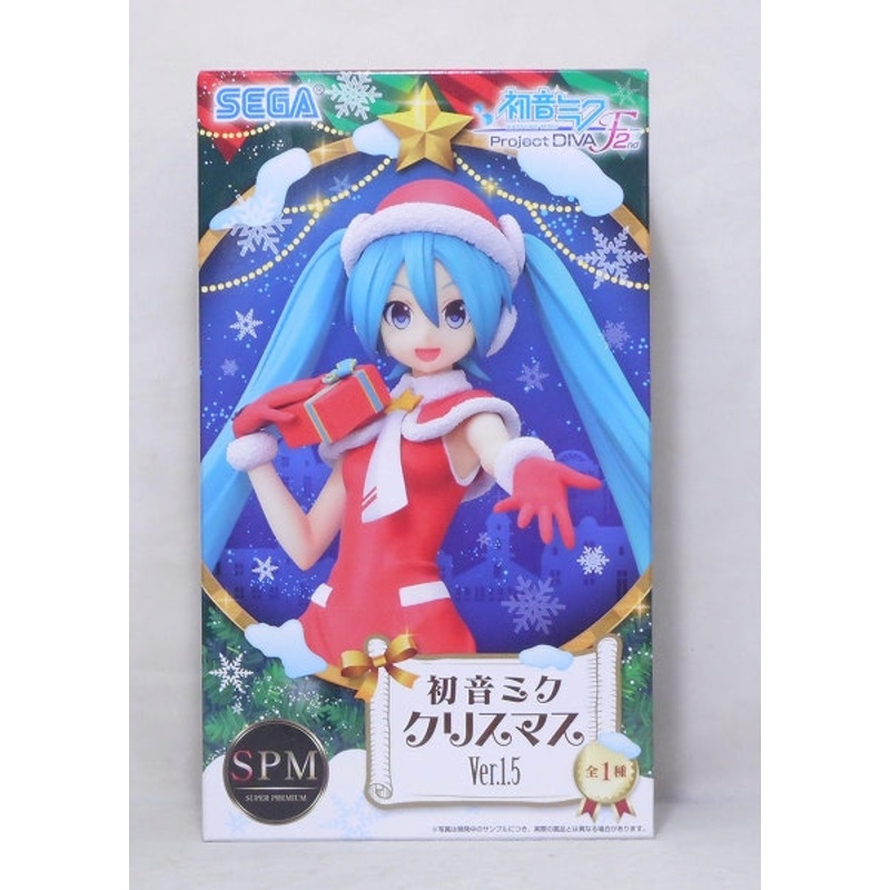 SEGA Hatsune Miku Project DIVA F 2nd Super Premium Figure Christmas Ver.1.5