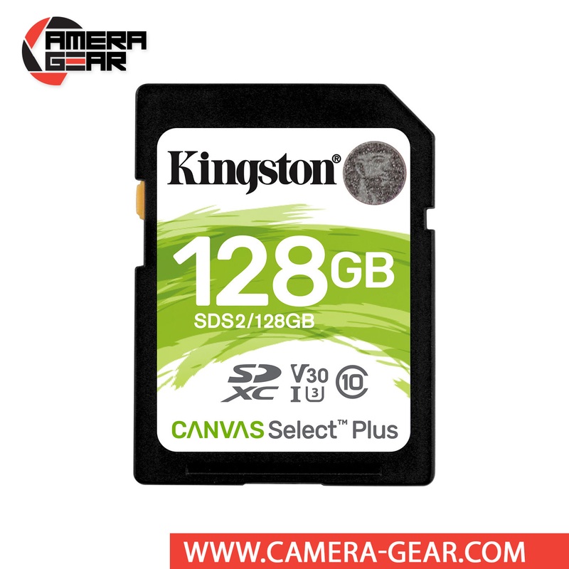 Kingston 128GB Canvas Select Plus SDXC Memory Card  Camera Gear