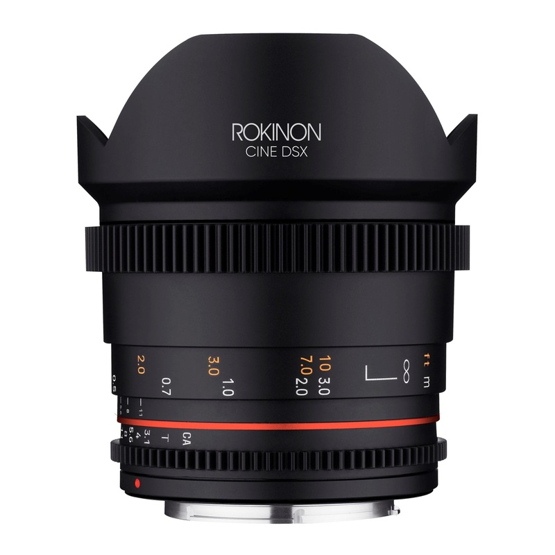 14mm T3.1 Full Frame Ultra Wide Angle Cine DSX Canon EF