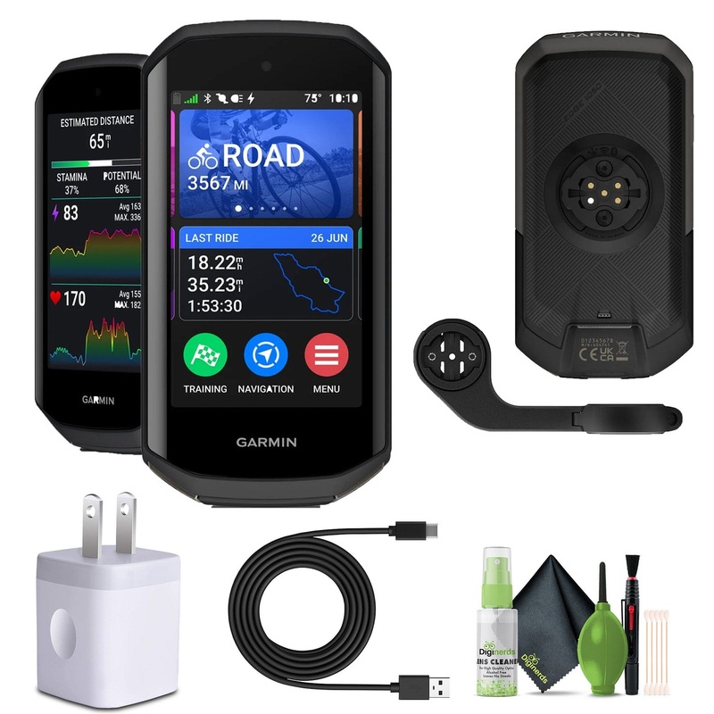 Garmin Edge 1050, Premium Cycling Computer Bundle