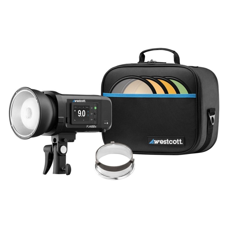 Westcott FJ400 II 400Ws Compact Touchscreen Strobe with FJ Pro AC and DC Battery