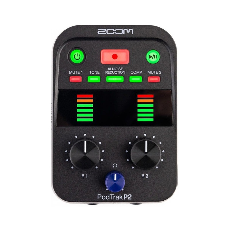 Zoom PodTrak P2 USB Mic Recorder