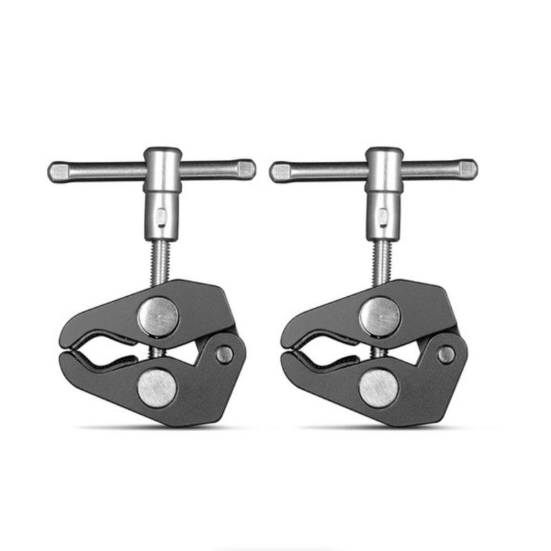 SmallRig Super Clamp with 1/4″-20 and 3/8″-16 Threads (2-Pack)