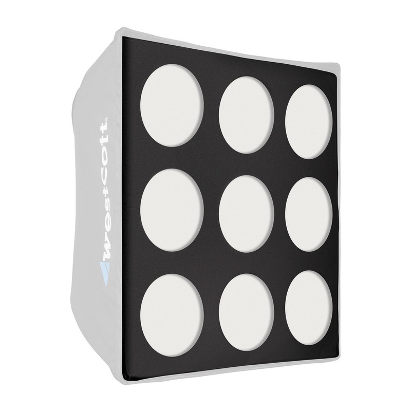 Westcott Pro Light Adjustable Corner System and Hook-And-Loop Tape Lining Mods 3 x 3 with Case